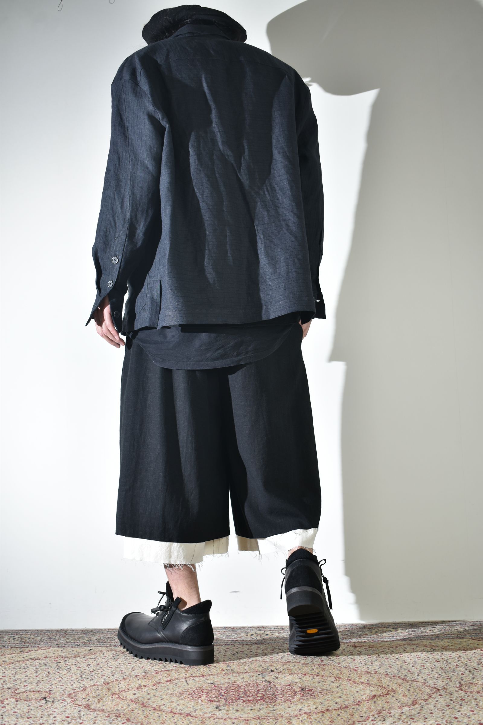 ラフな着方もあり