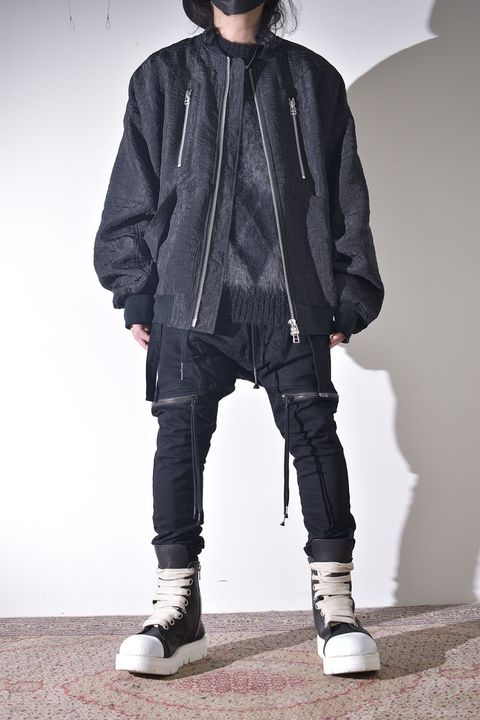 汎用性の高いMA-1とモヘアニット