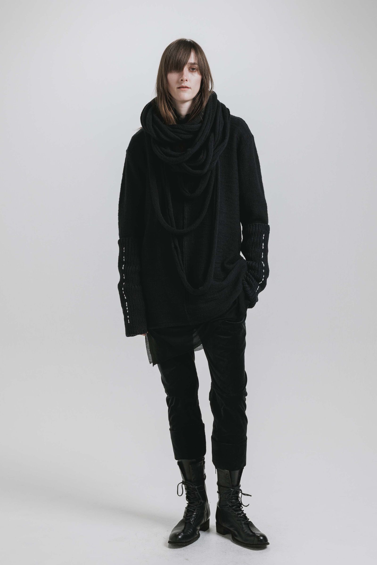 Layerd Long Sleeve Tee Shirt"Black" / レイヤードロングスリーブTeeシャツ"ブラック"