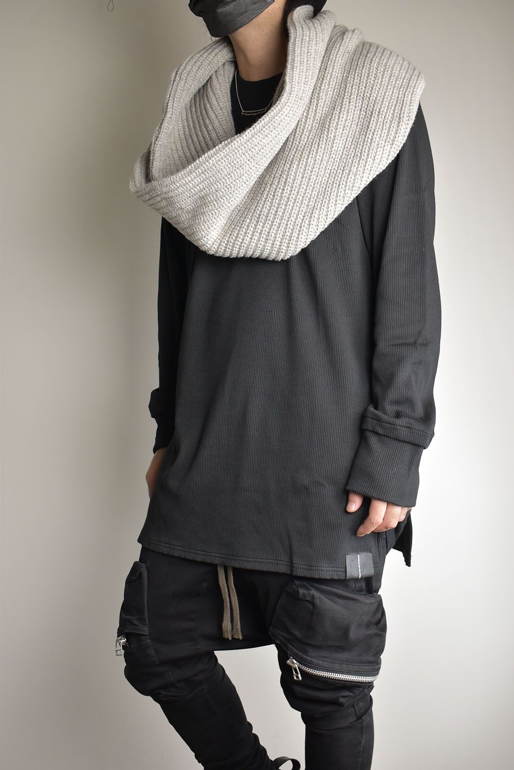 Knit Snood "Oyster Grey" / ニットスヌード"オイスターグレー"