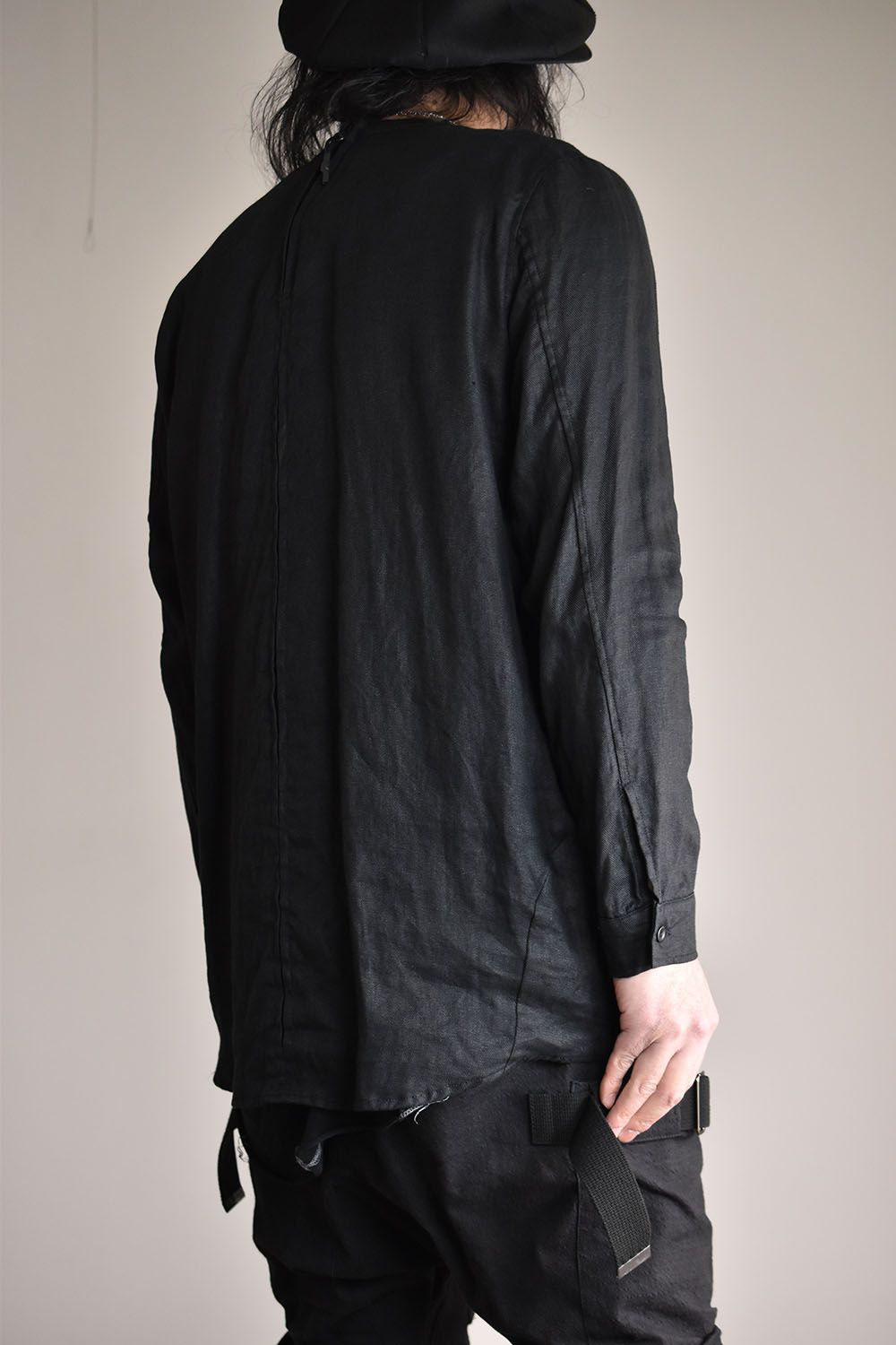 Solod Shirt L/S"Black"/ソリッドシャツロングスリーブ"ブラック"