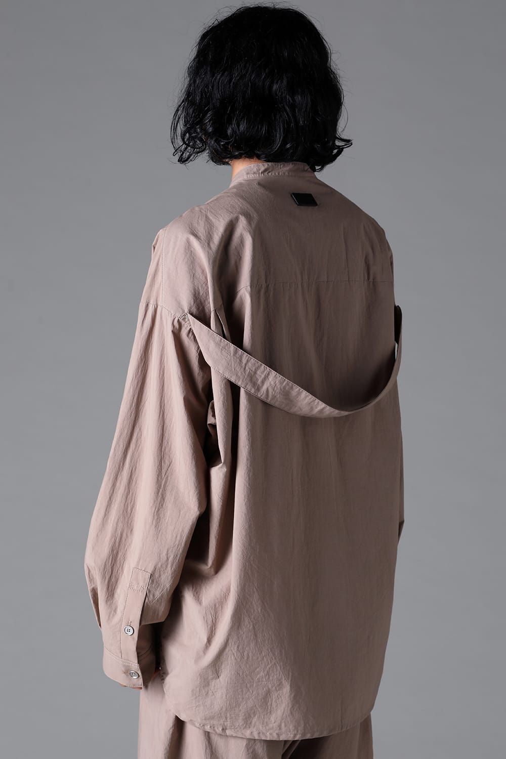 《2026SS先行予約》Stand Collar Shirts "Black / Cream /Soil" / スタンドカラーシャツ"ブラック/クリーム/ソイル"