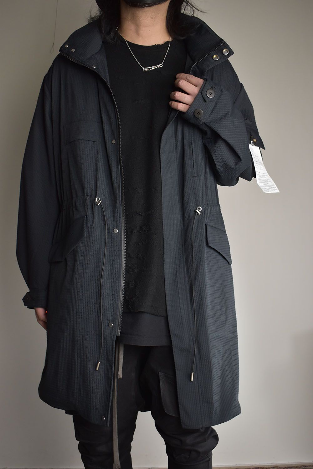 Fish Tall Coat"Black" / フィッシュテールコート"ブラック"