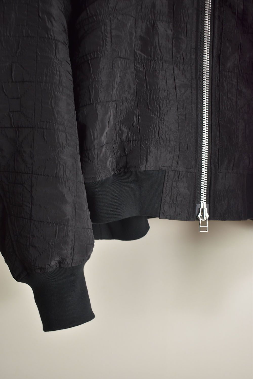 Geometry Jumbo MA-1 Blouson"Black" / ジオメトリージャンボMA-1ブルゾン"ブラック"