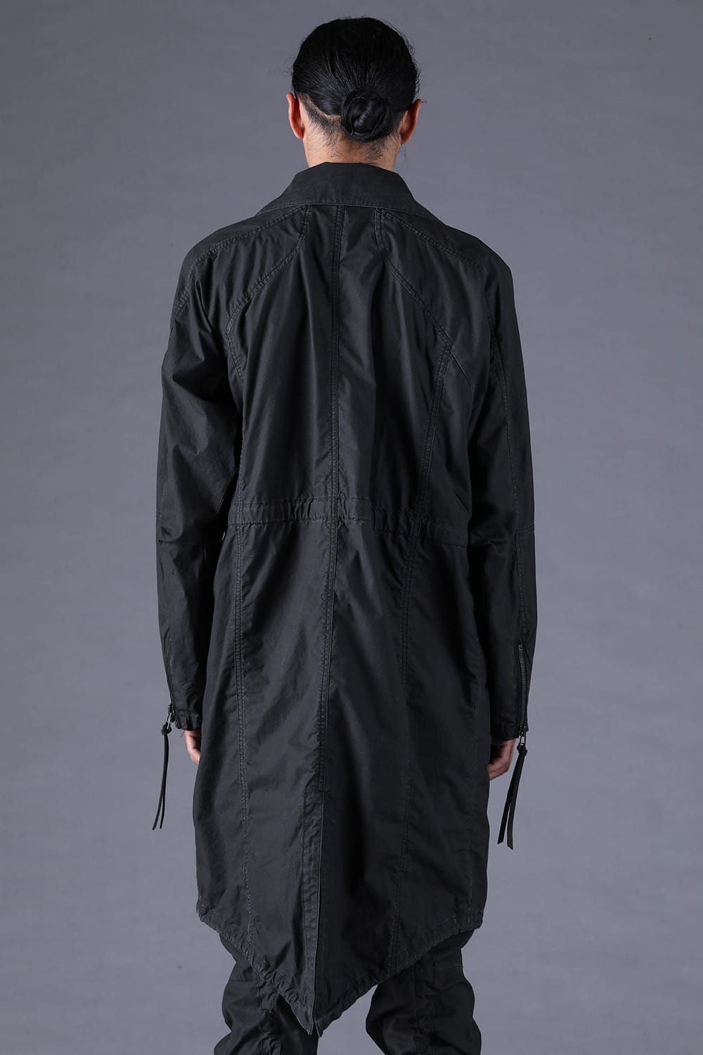 《2027SS先行予約分》Pigment-Coated Rider's Coat"Black" / 顔料コーティングライダースコート"ブラック"