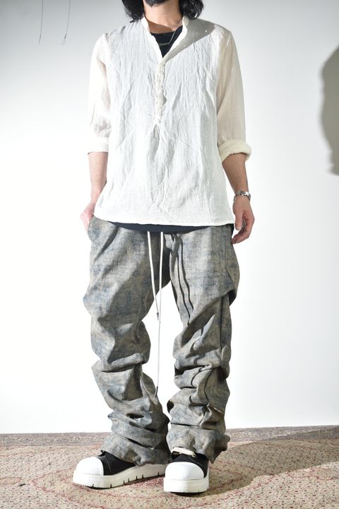 daub 2026SS コットンガーゼ素材のシャツ