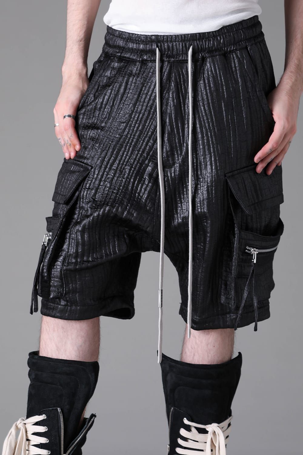 《2026AW先行予約》Sarrouel Shorts"Black" / サルエルショーツ"ブラック"