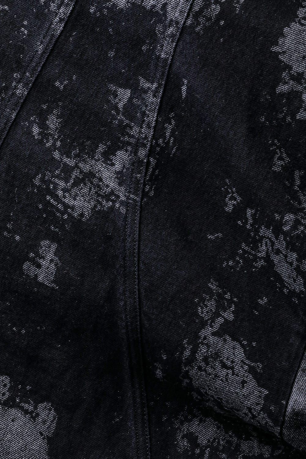 《2027SS先行予約分》Brushed-Coated Twist Curve Pants"Black" / ブラッシュコーティングツイストカーブパンツ"ブラック"