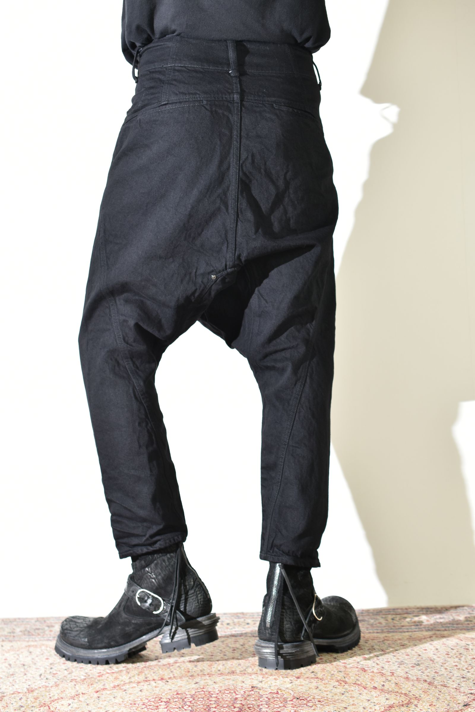 Sarrouel Denim Pants "Black" / サルエルデニムパンツ "ブラック"