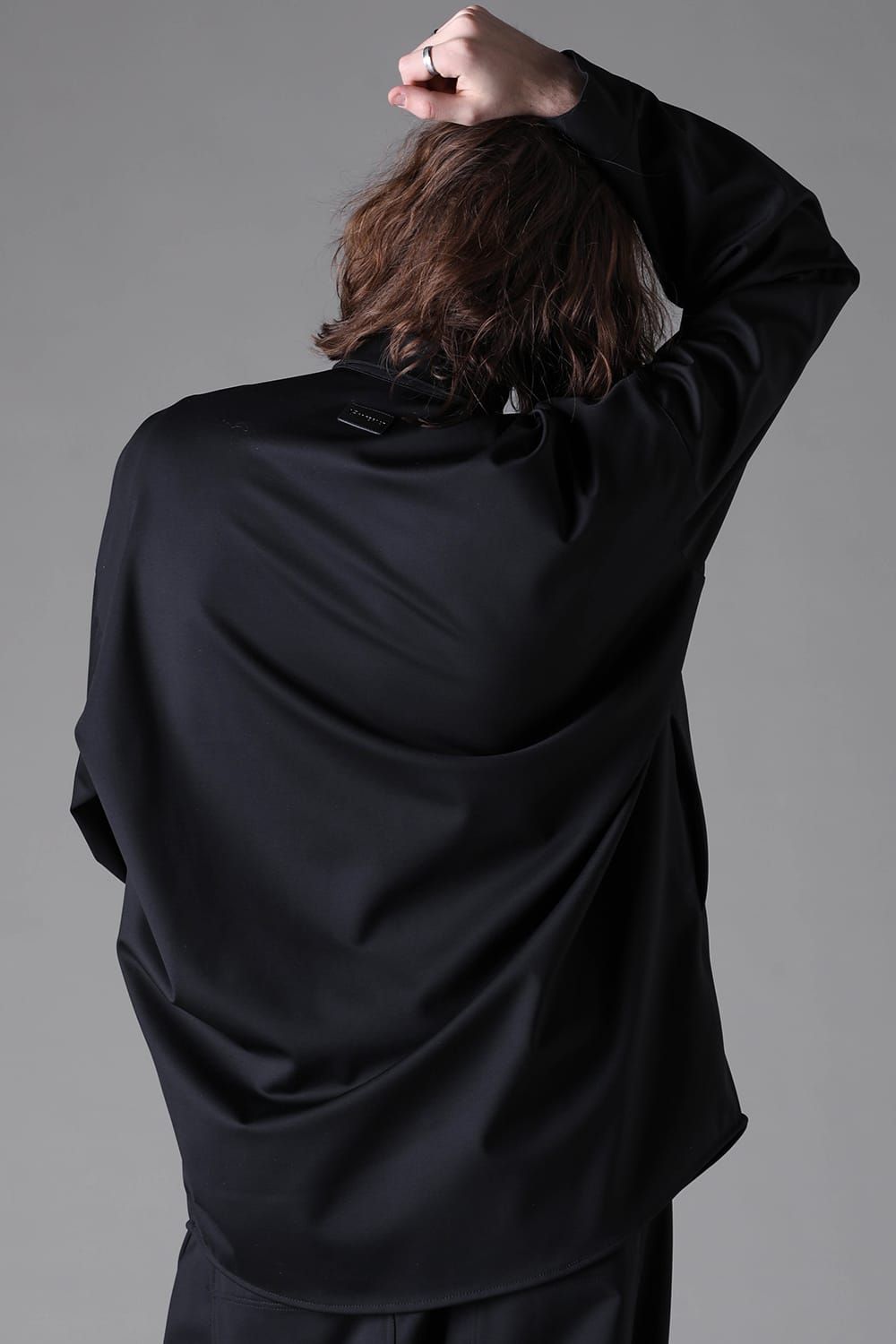 《2026AW先行予約》Technical Nylon Cocoon Shirts"Black" / テクニカルナイロンコクーンシャツ"ブラック"