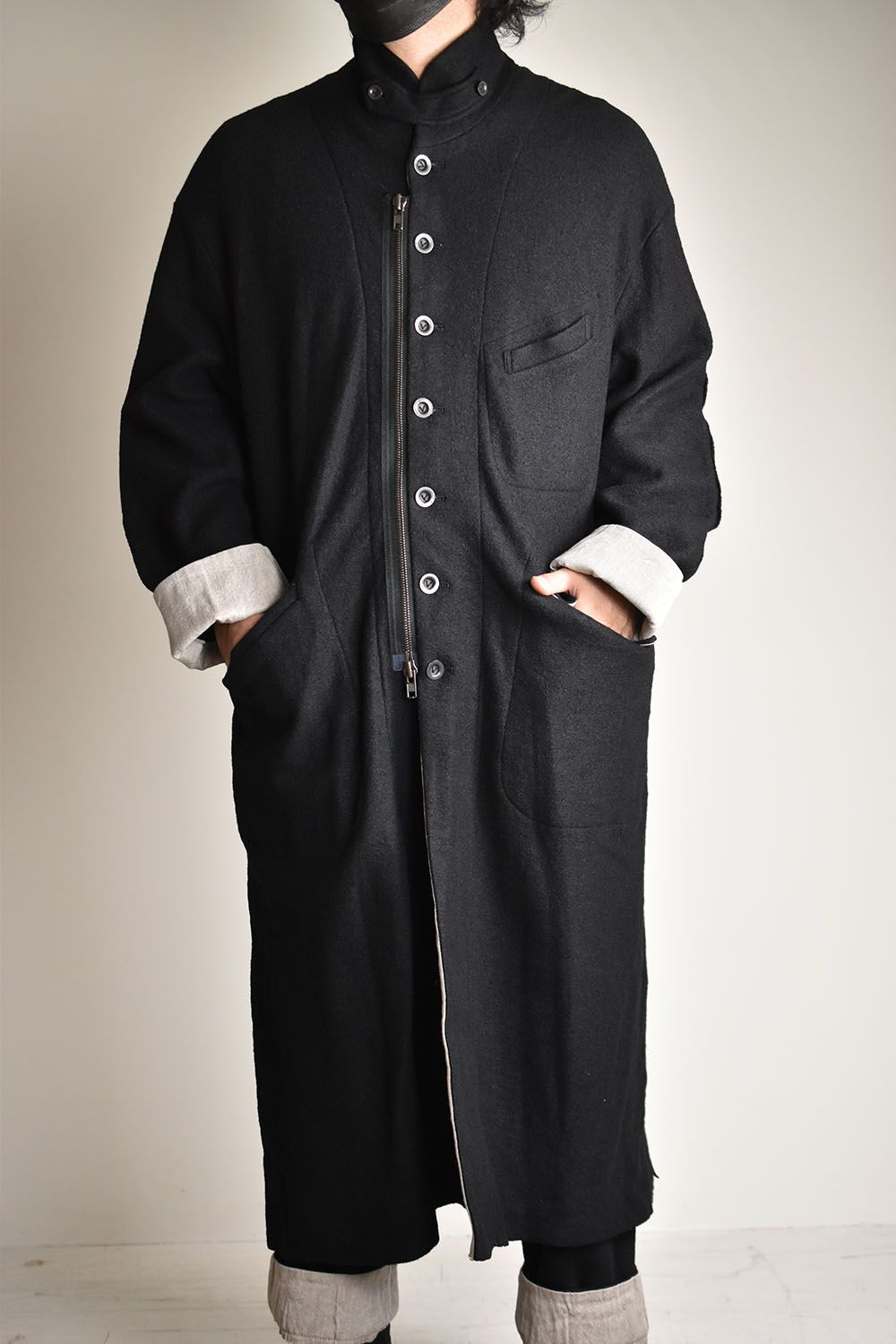 FULLING COAT"Black"/フィリングコート"ブラック"