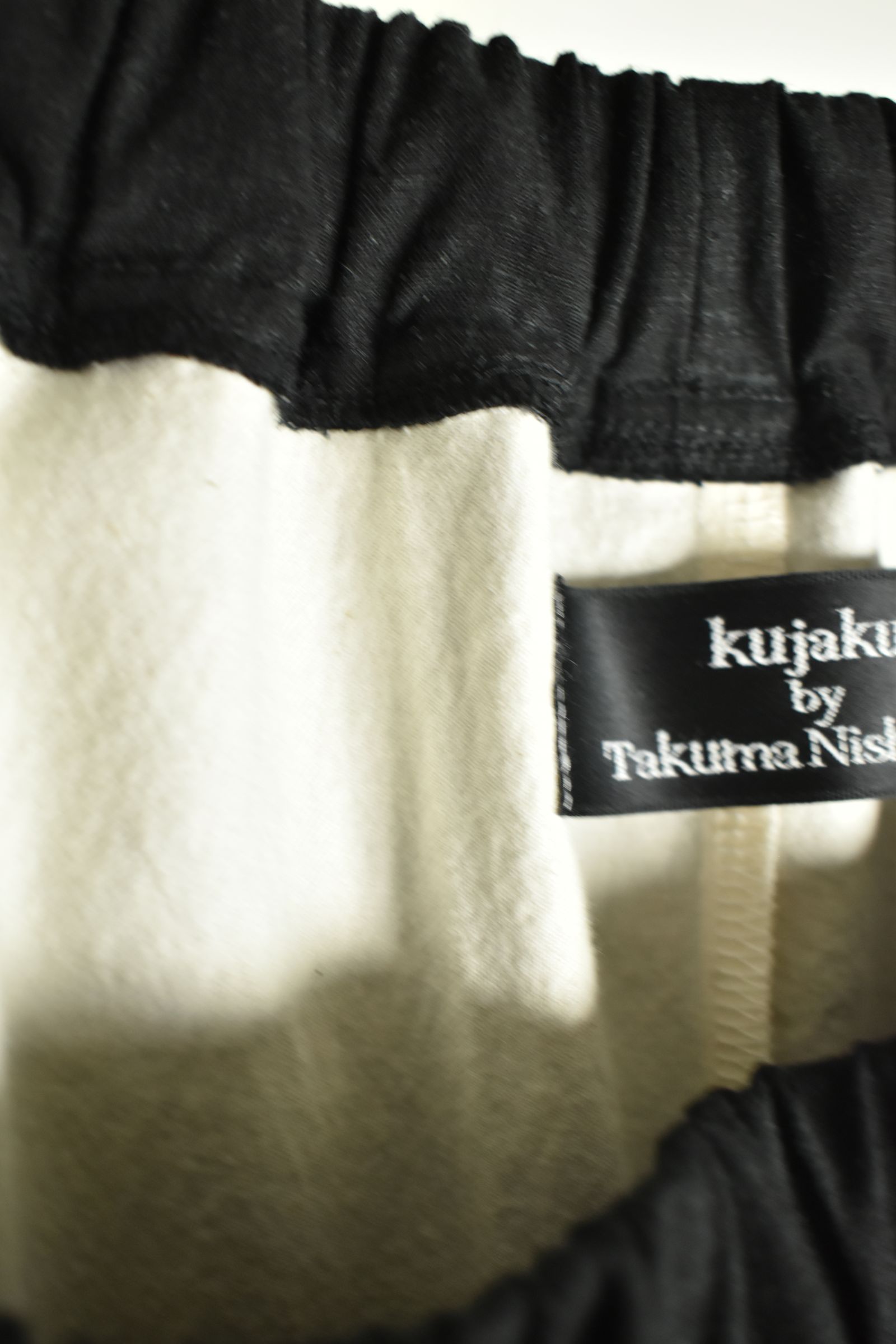 Layerd Easy Half Pants"Black" / レイヤードイージーハーフパンツ"ブラック"