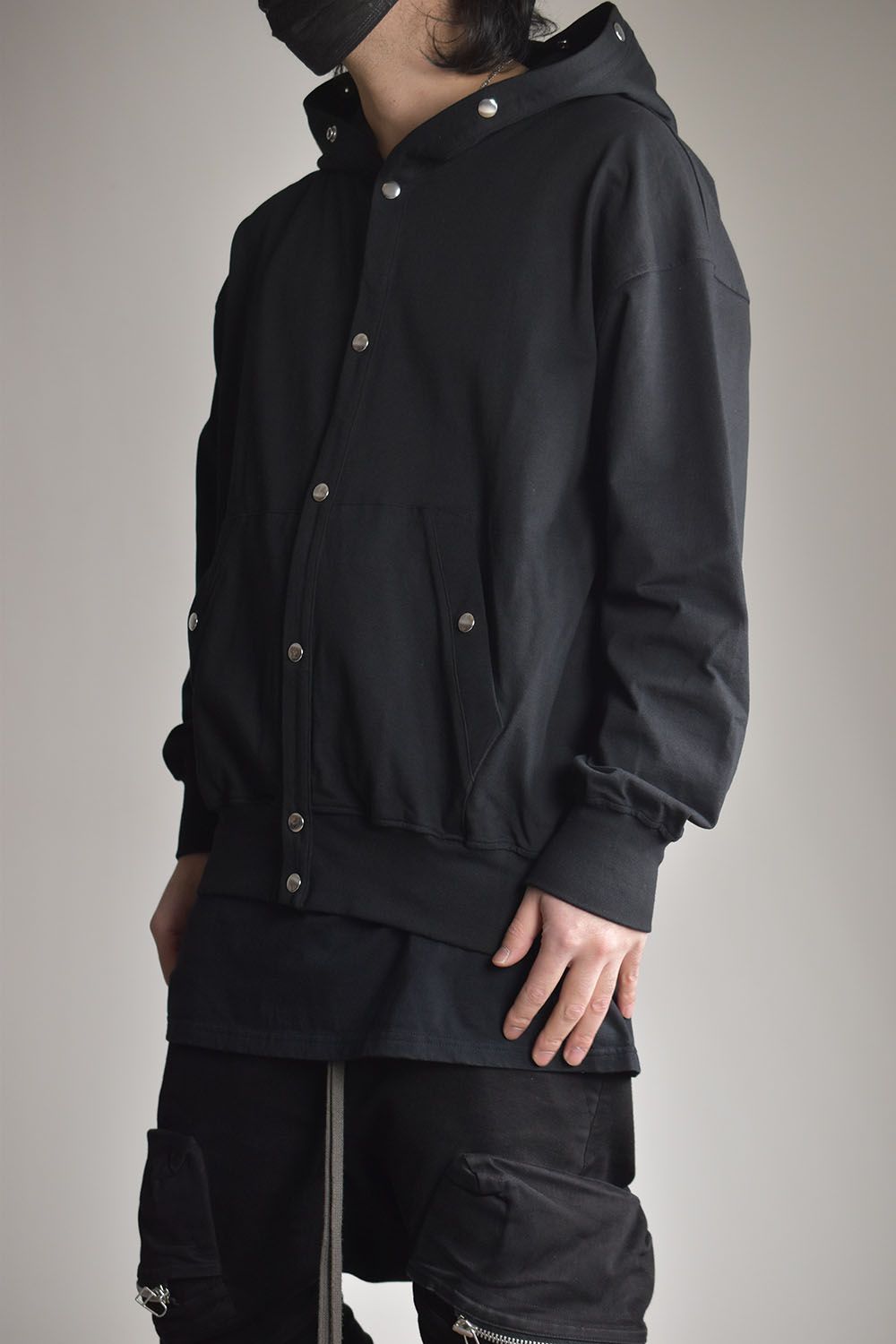 Cotton Pusher Hooded Jacket"Black"/コットンプッシャーフーデッドジャケット"ブラック"