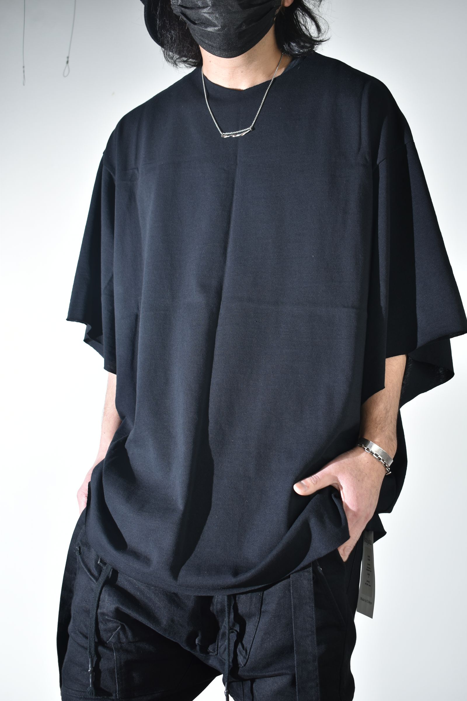 Oversized Cut & Sewn Tee"Black" / オーバーサイズカットソー"ブラック"