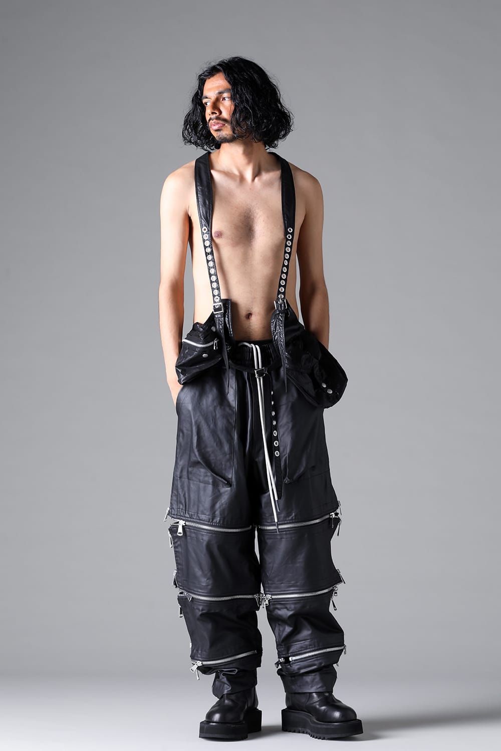 《2026SS先行予約》Matte Coating Cargo Vest Bag"Black" / マットコーティングカーゴベストバッグ"ブラック"