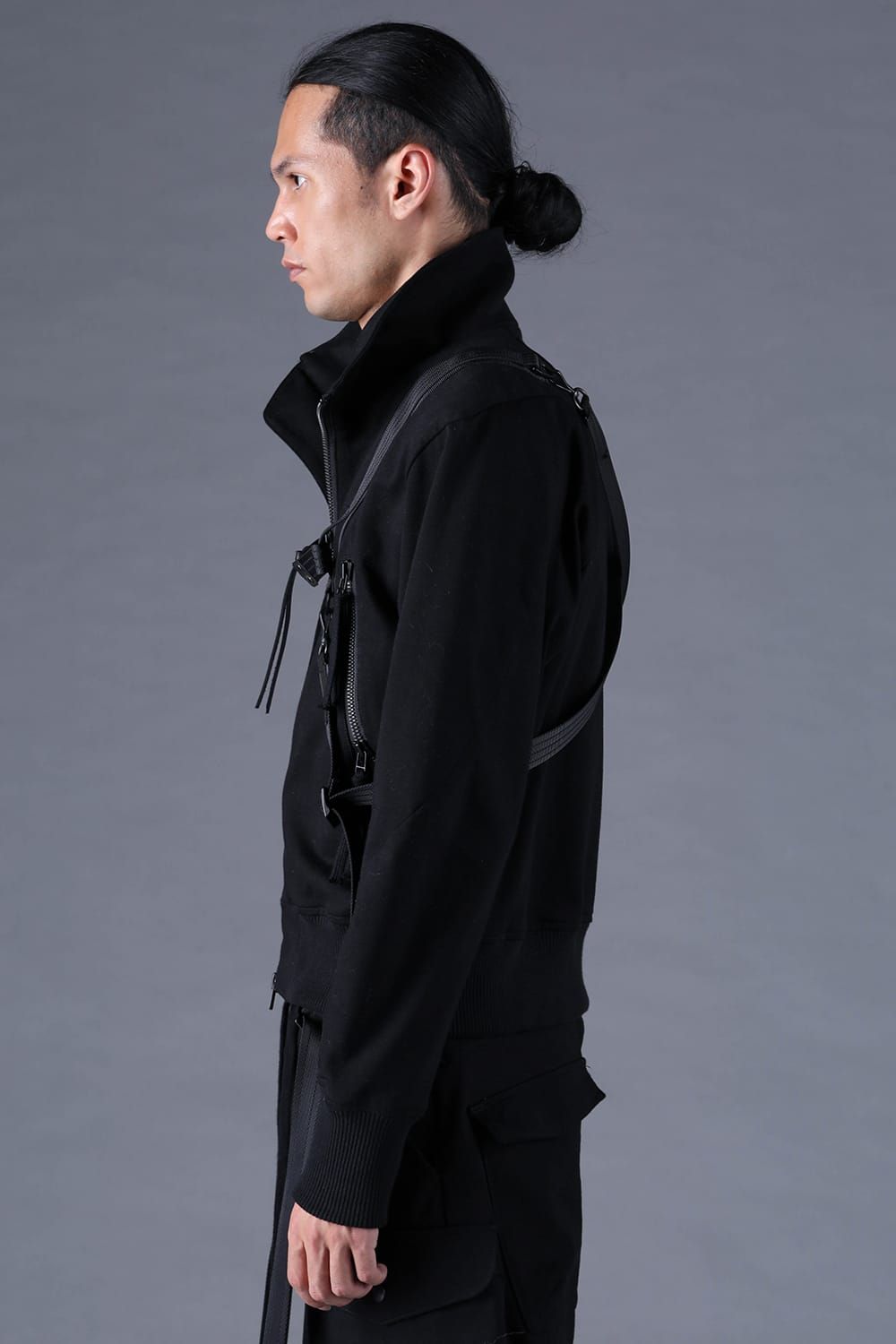《2027SS先行予約分》Dry Jersey Harness Belt Blouson"Black" / ドライジャージハーネスベルトブルゾン"ブラック"