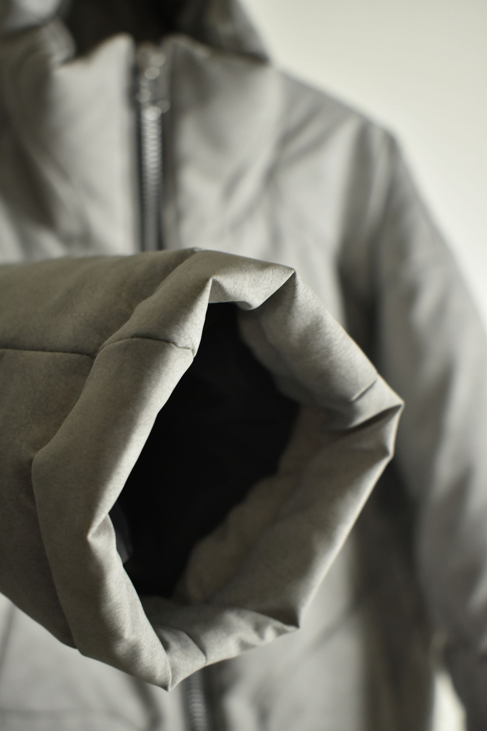 《2026AW先行予約》Padded Blouson "Smoke Black / L.Grey" / パデッドブルゾン"スモークブラック / ライトグレー"