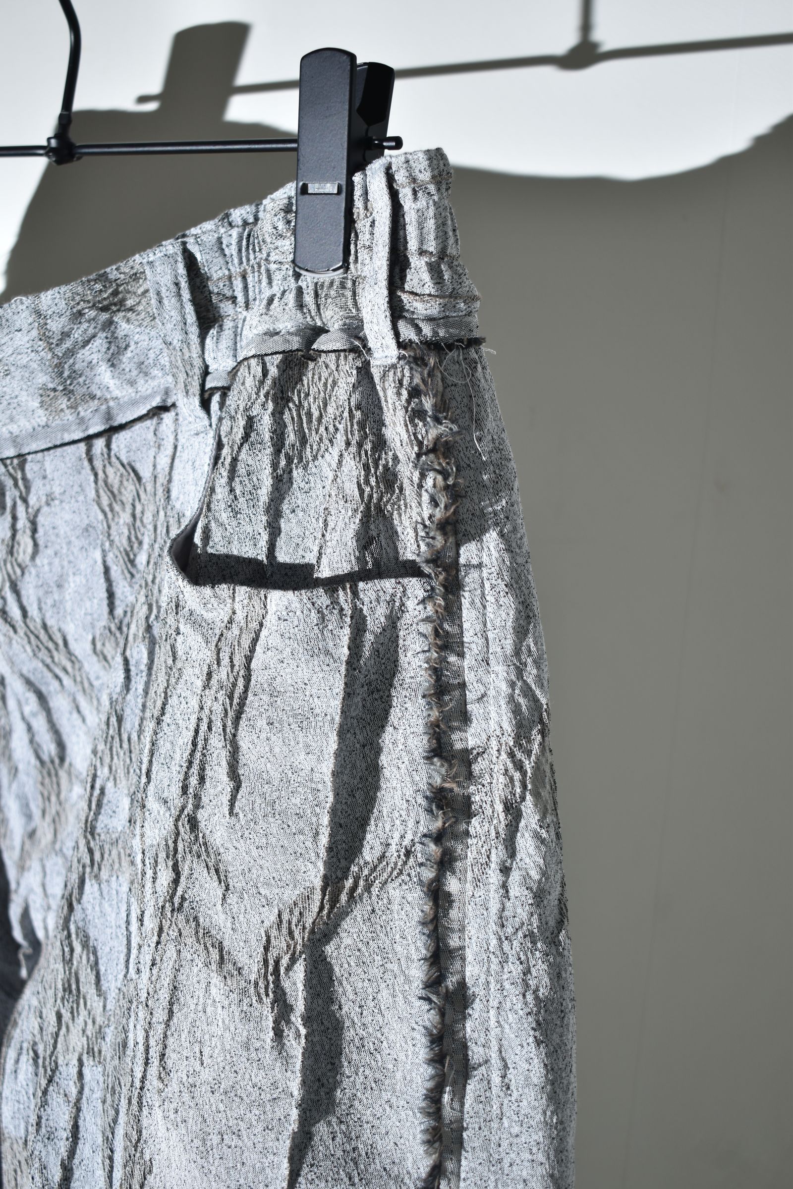 Semi Flared Pants "Ivy×Concrete" / セミフレアパンツ"アイボリー×コンクリート"