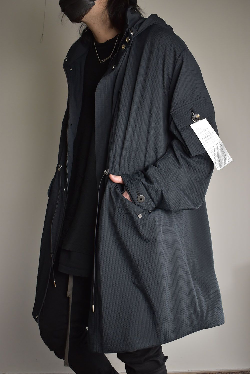 Fish Tall Coat"Black" / フィッシュテールコート"ブラック"