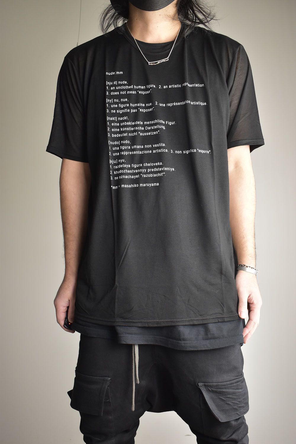 Over Sized Print Short Sleeve Tee"Black"/オーバーサイズドプリントショートスリーブTee"ブラック"