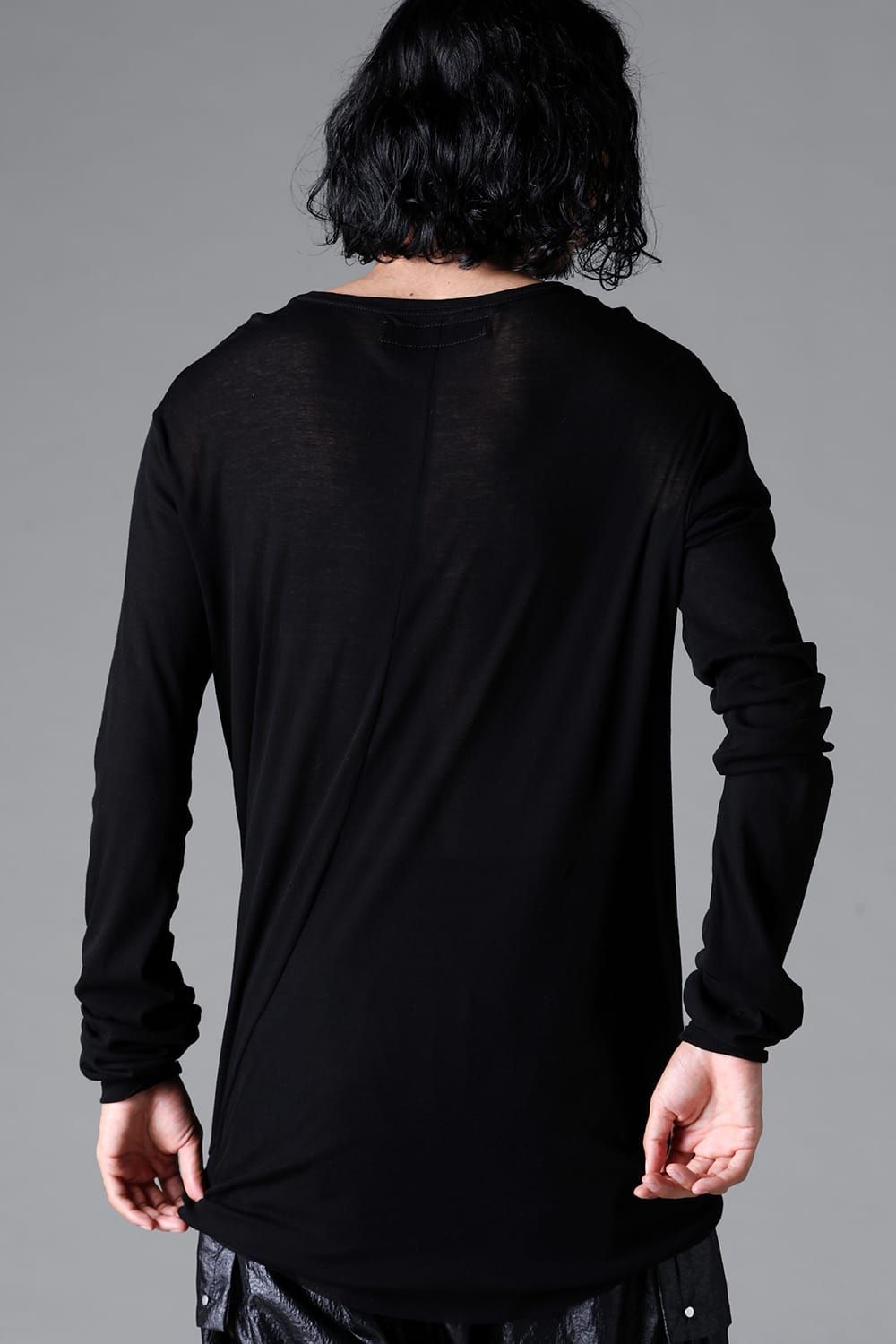 《2026SS先行予約》Gauze Jersey Long Sleeve"Black / Cream /White /Stone /Brown" / ガーゼジャージーロングスリーブ"ブラック/クリーム/ホワイト/ストーン/ブラウン"