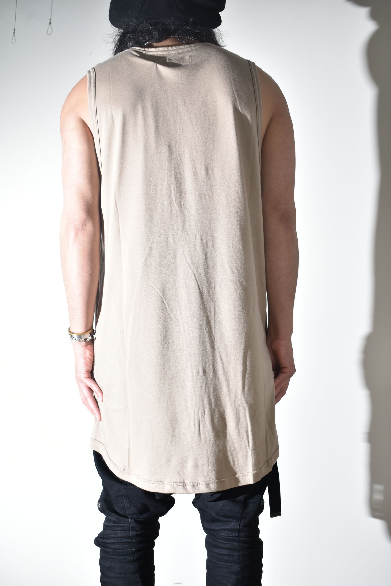 Long Tank Top"Beige" / ロングタンクトップ"ベージュ"