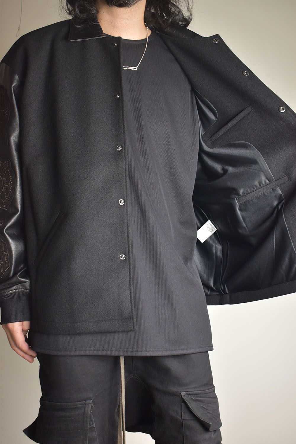Heavy Melton Coach Jacket"Black" / ヘビーメルトンコーチジャケット"ブラック"