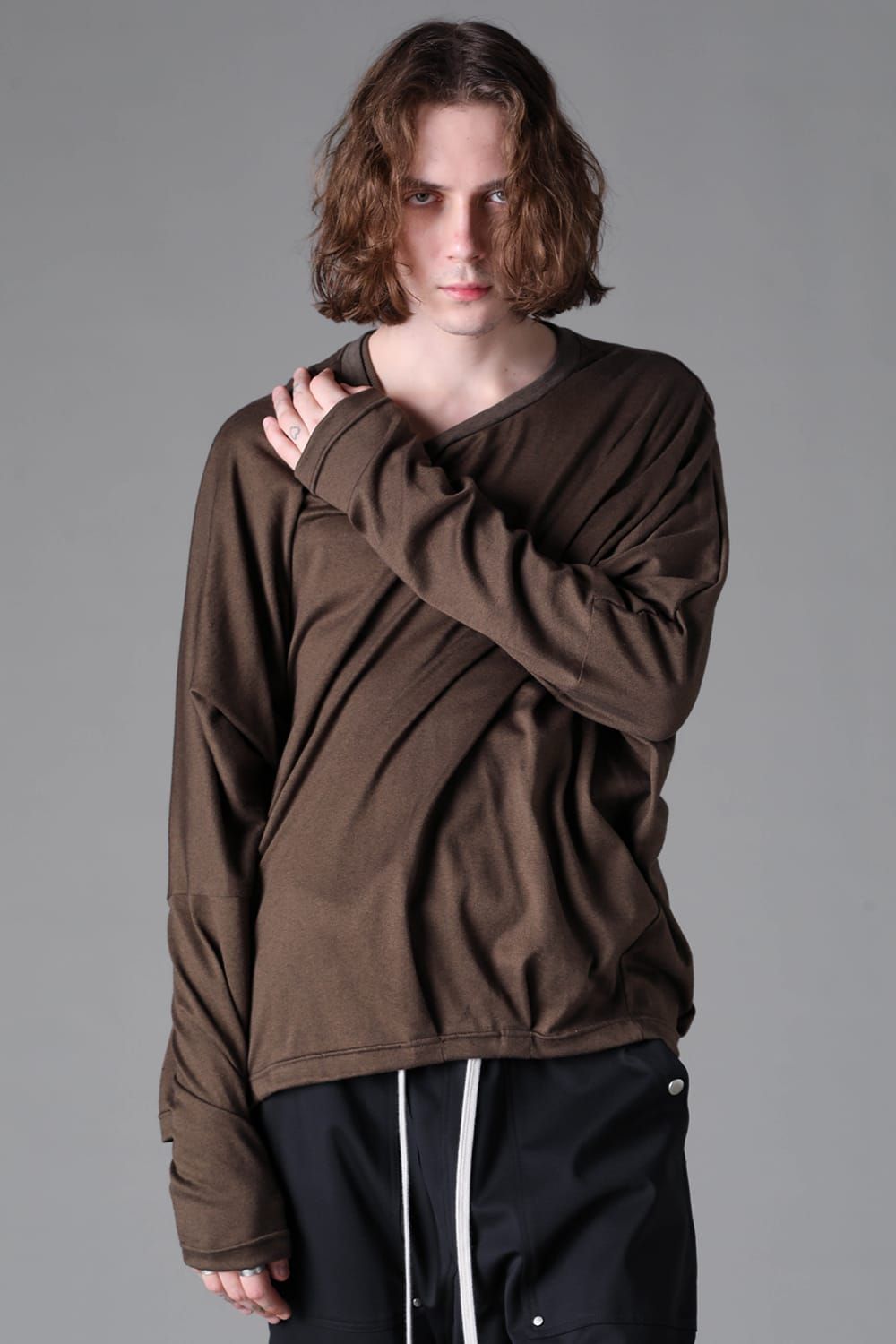 《2026AW先行予約》Dolman Pullover"Black / Brown /Grey / D.Grey / Khaki" / ドルマンプルオーバー"ブラック/ブラウン/グレー/ダークグレー/カーキ"