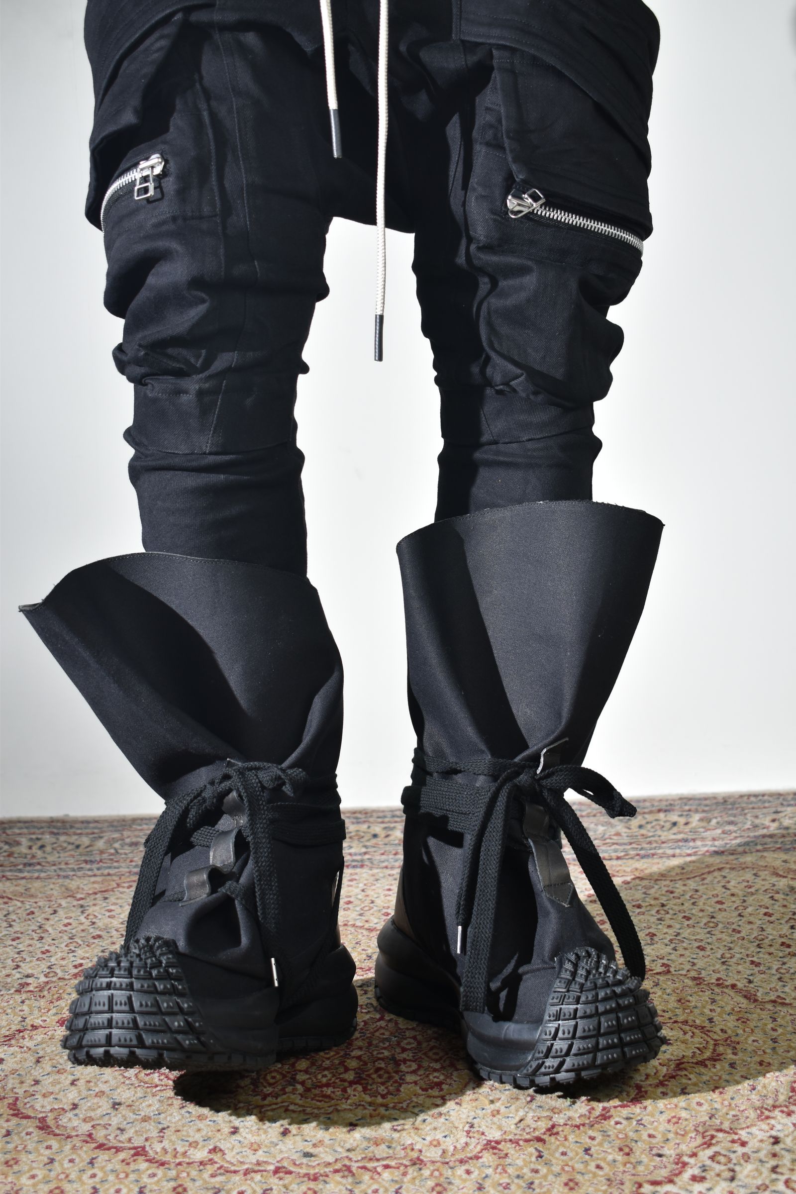 Magarimono collabo Sack Boots"Black" / MAGARIMONO コラボ サックブーツ"ブラック"