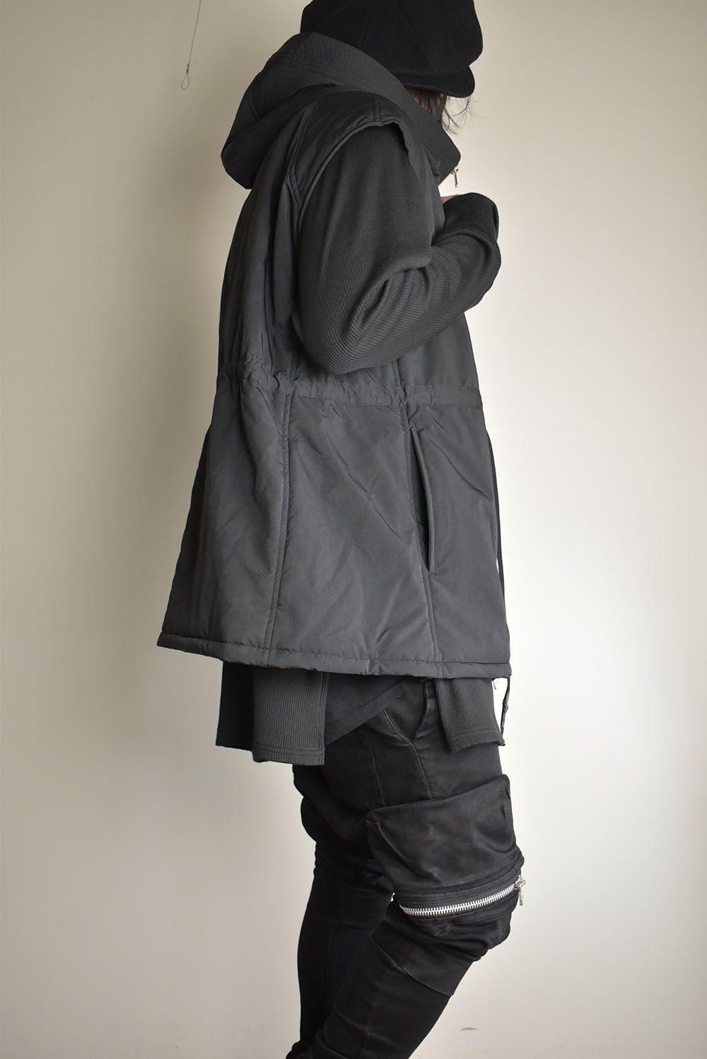 Chill Buster Sleeve Less Parka"Black"/チルバスタースリーブレスパーカー"ブラック"