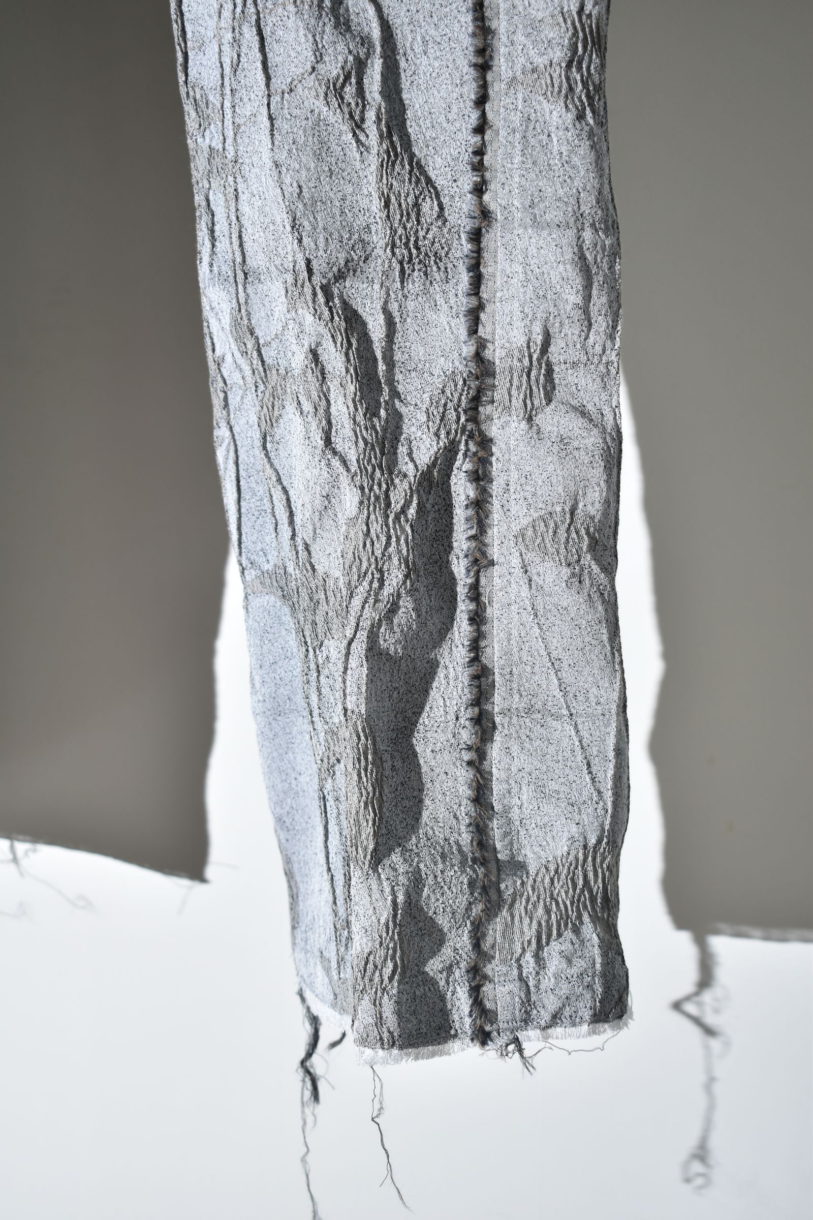 Semi Flared Pants "Ivy×Concrete" / セミフレアパンツ"アイボリー×コンクリート"