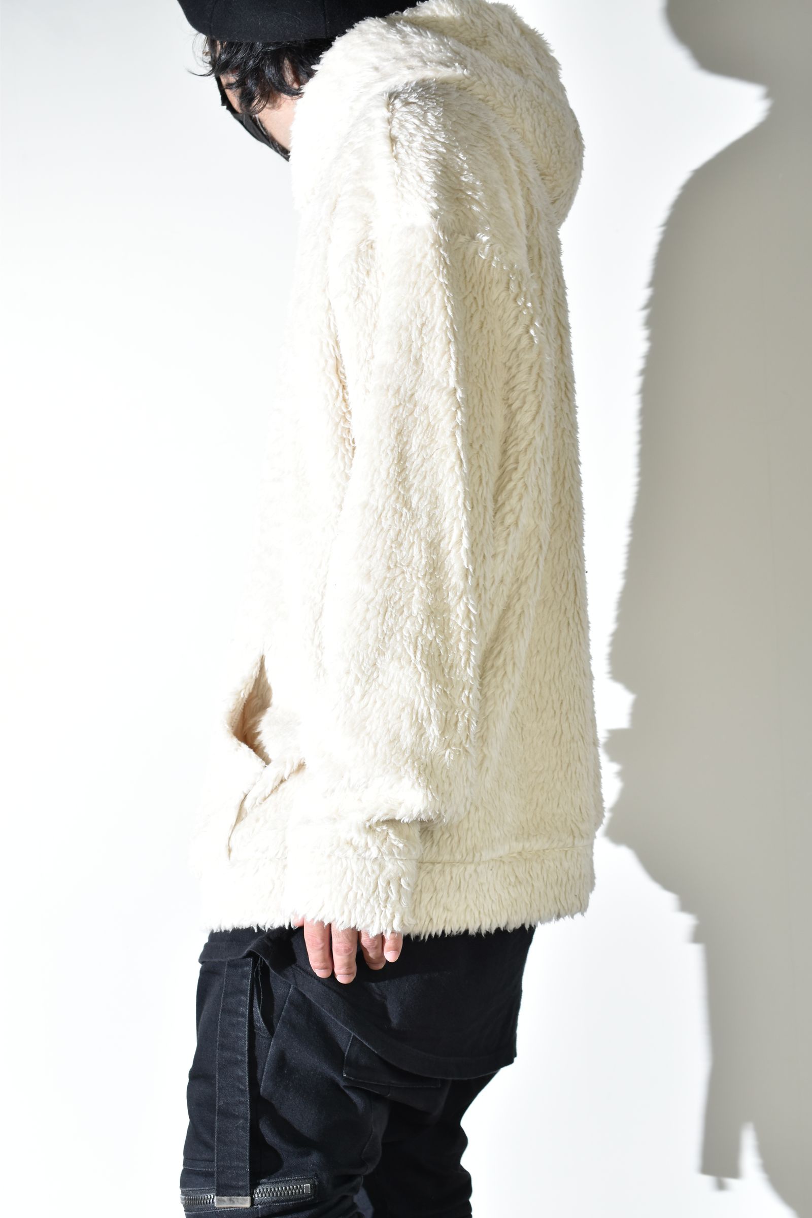 Oversized Pullover Hoodie "Ecru" / オーバーサイズプルオーバーフーディ"エクリュ"