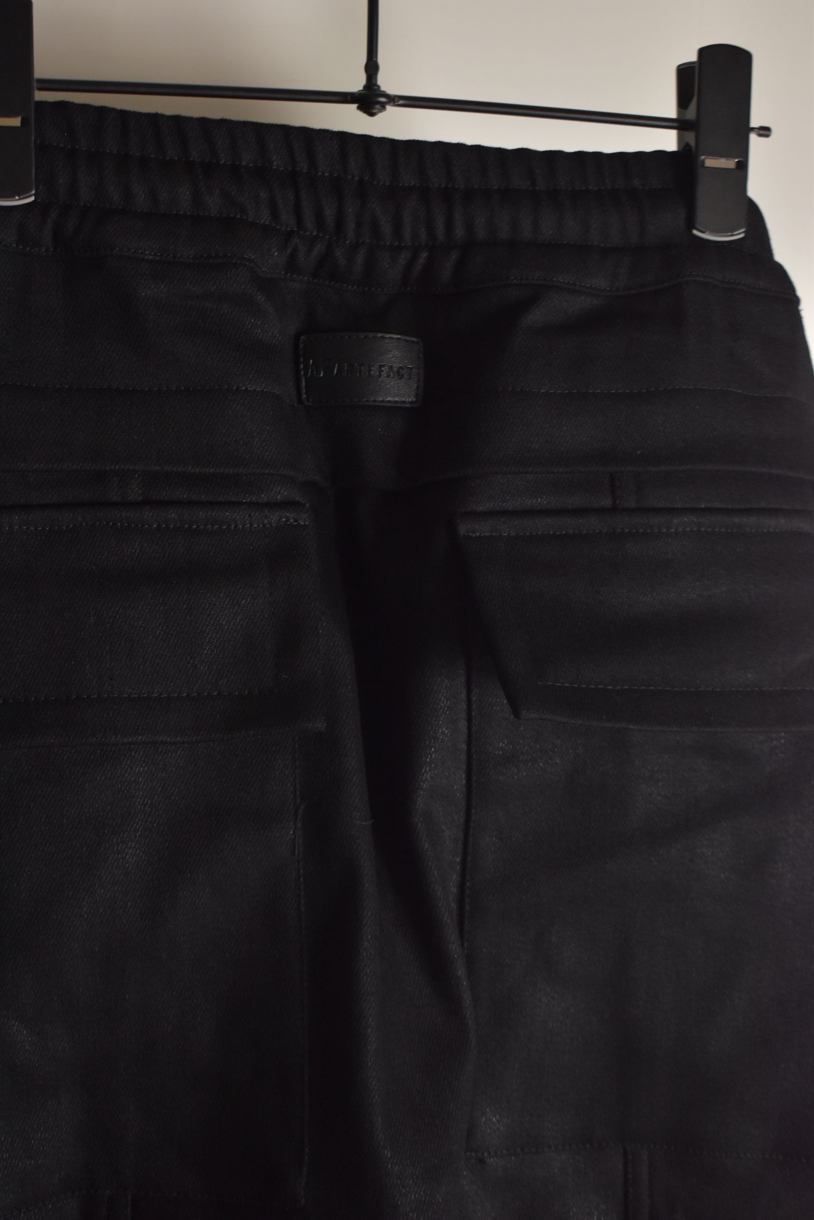 Bonding Sarouel Cargo Jogger Denim"Black" / ボンディングサルエルカーゴジョガーデニム"ブラック"