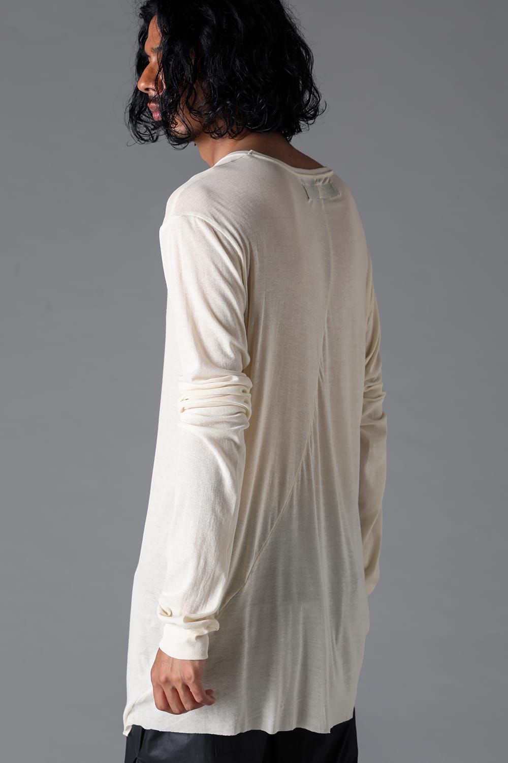 《2026SS先行予約》Gauze Jersey Long Sleeve"Black / Cream /White /Stone /Brown" / ガーゼジャージーロングスリーブ"ブラック/クリーム/ホワイト/ストーン/ブラウン"