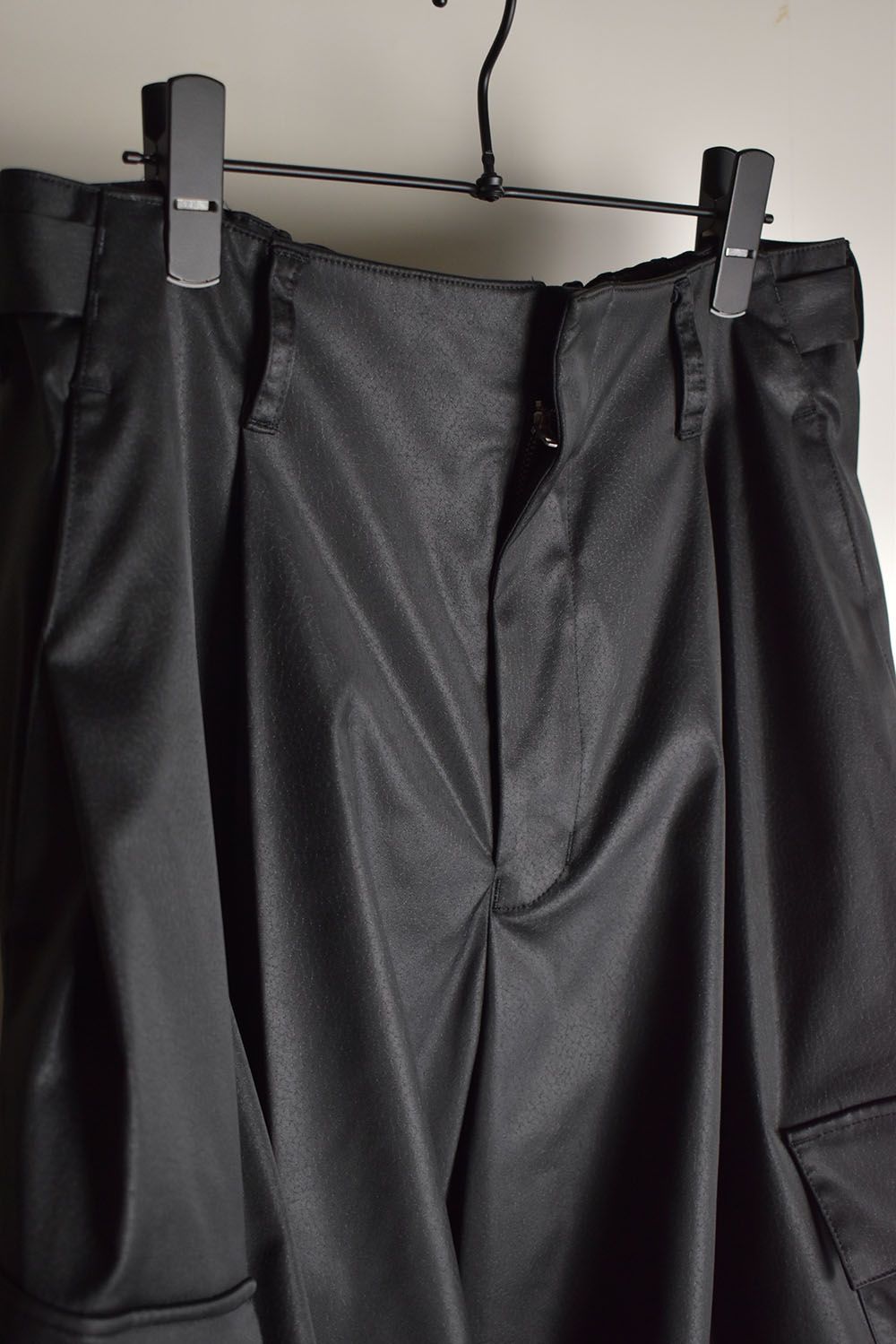 Fake Fake Leather Detachable Cargo Pants"Black"/フェイクフェイクレザーデタッチャブルカーゴパンツ"ブラック"