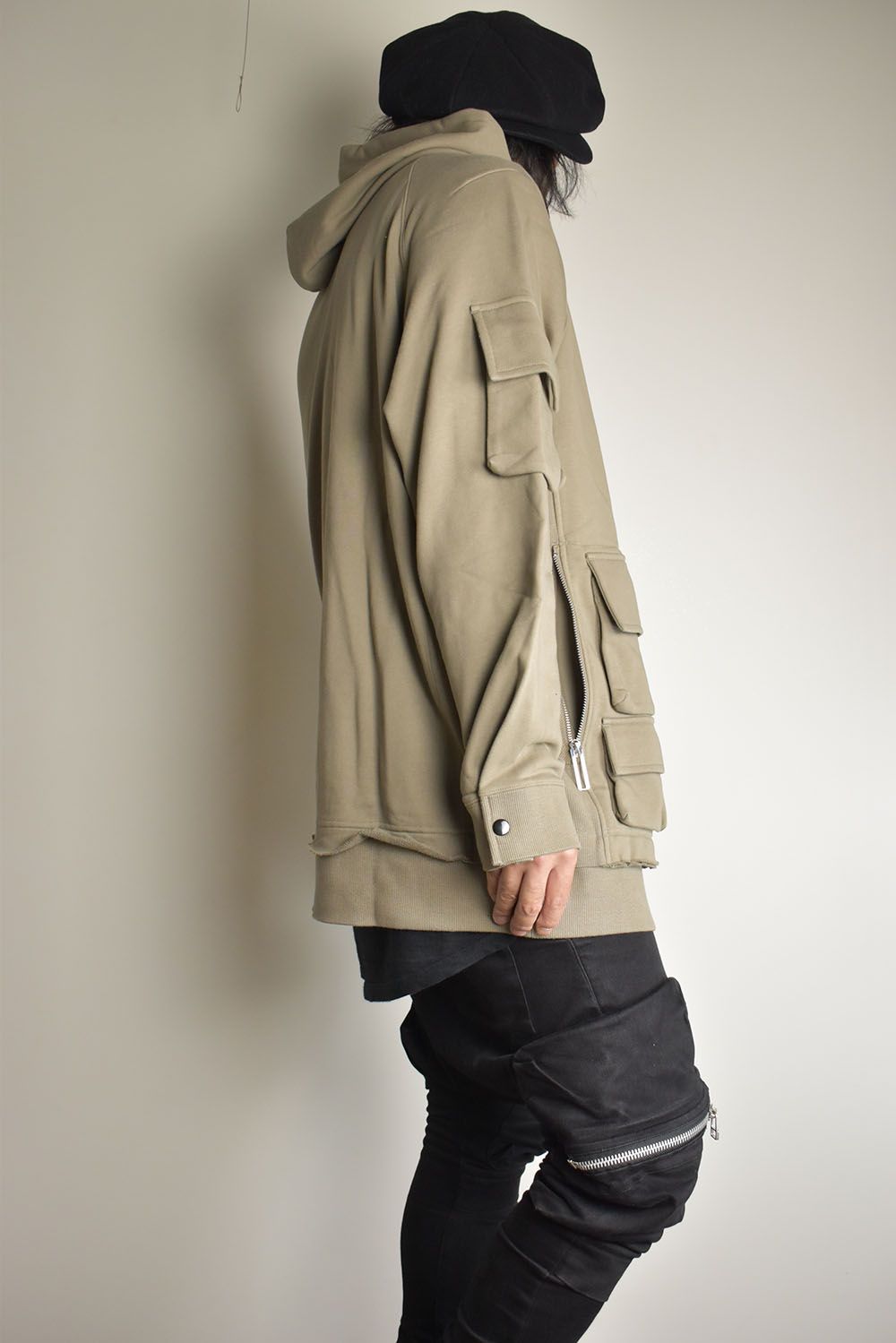 Basic Hoodie Pull"Greyge" / ベーシックフーディプル"グレージュ"