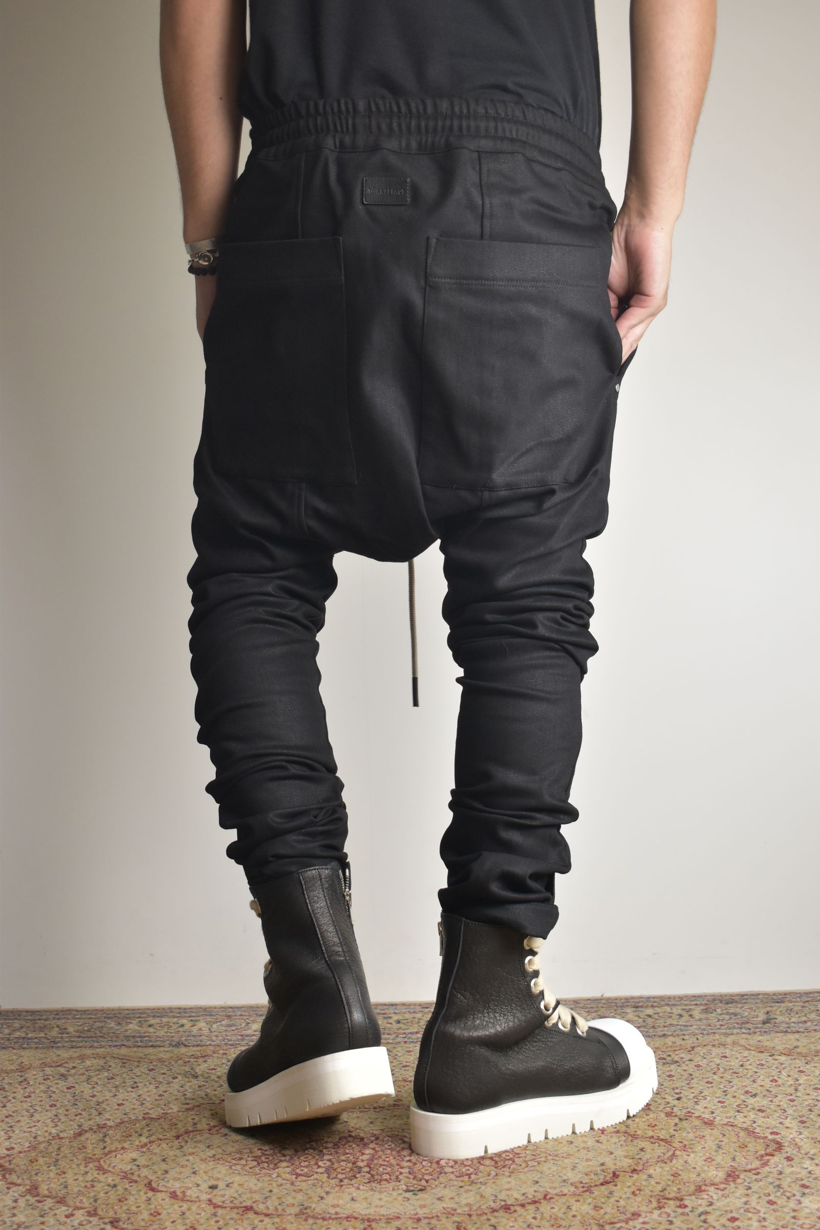 Bonding  Sarouel Skinny Denim"Black" / ボンディングサルエルスキニーデニム"ブラック"