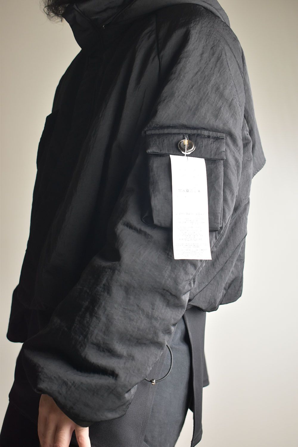 Padding Short Blouson"Black" / パディングショートブルゾン"ブラック"