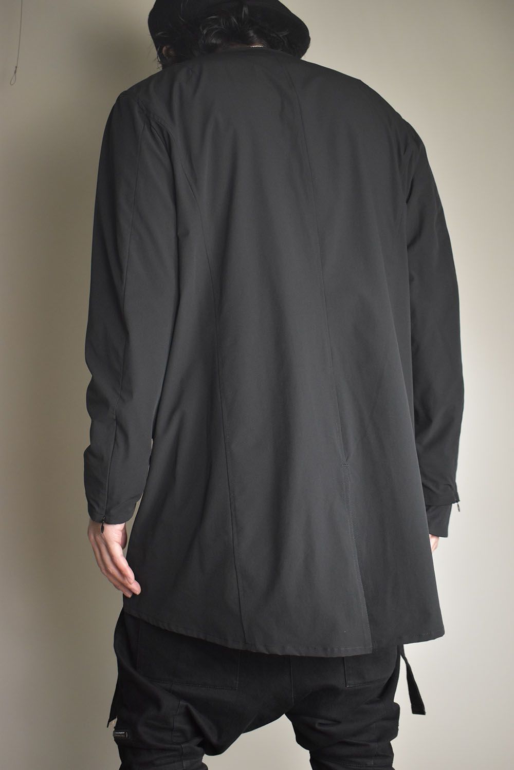 Anorak Jerseey Coat"Black" / アノラックジャージーコート"ブラック"