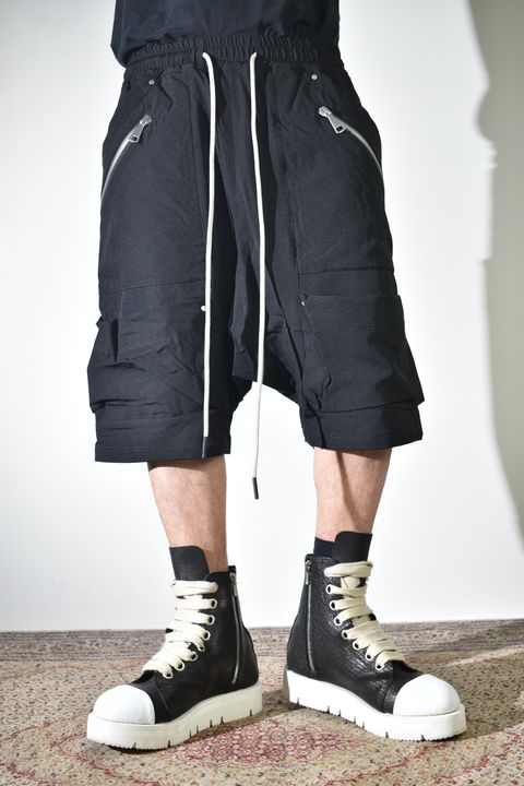 Stretch Nylon Cargo Shorts"Black" / ストレッチナイロンカーゴショーツ"ブラック"