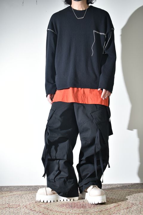 差し色とリラックスカジュアル