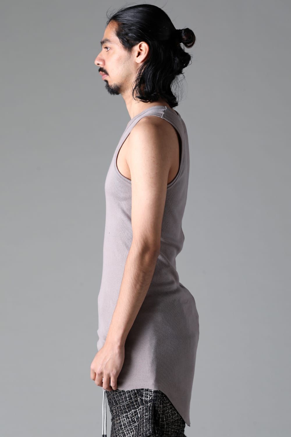 《2025AW先行予約》Rib Tank Top"Black / White /G.Beige / Grey / L.Beige" / リブタンクトップ"ブラック/ホワイト/グレーベージュ/グレー/ライトベージュ"