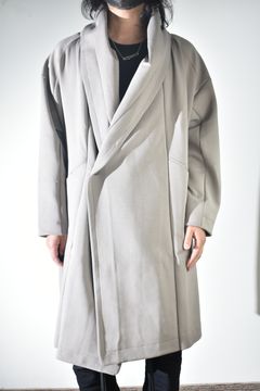 Rap Jersey Coat "Greige" / ラップジャージーコート"グレージュ"