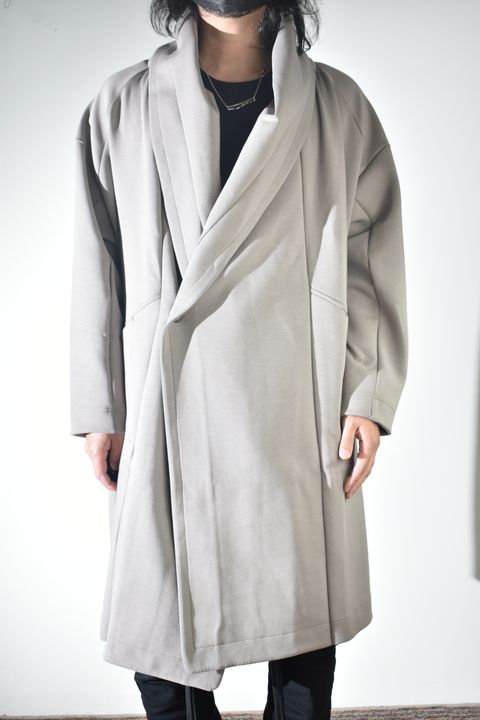 Rap Jersey Coat "Greige" / ラップジャージーコート"グレージュ"