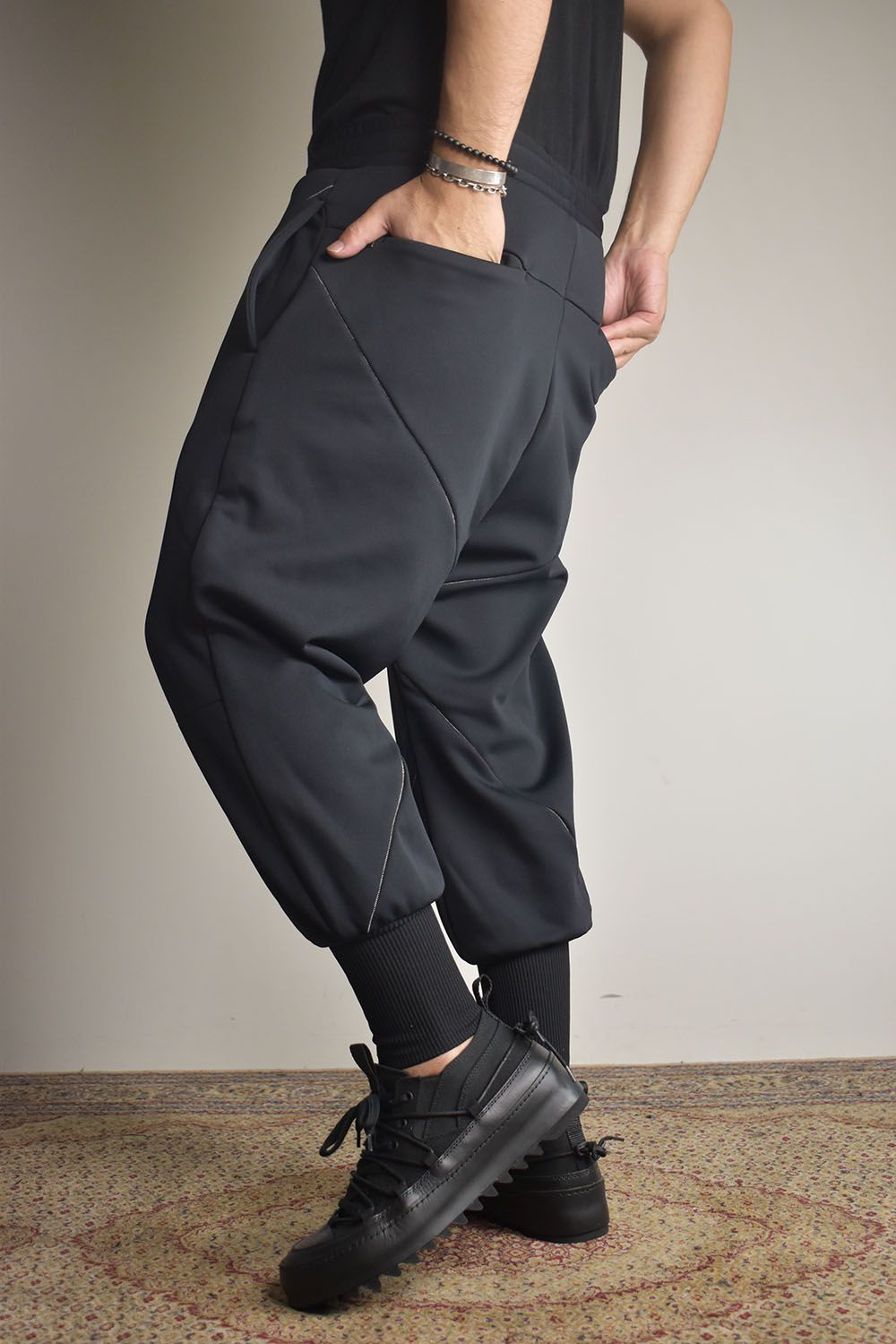 Balloon Jersey Pants"Black" / バルーンジャージーパンツ"ブラック"
