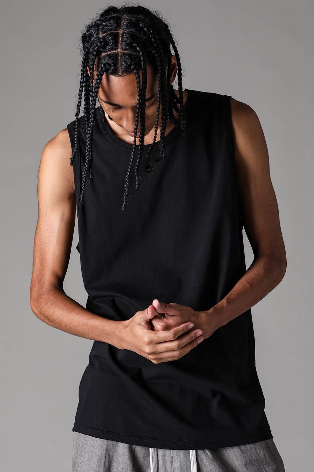 《2027SS先行予約》Regular  Tank Top"Black / Ivory / Grey / Greige" / レギュラータンクトップ "ブラック / アイボリー /グレー / グレージュ"