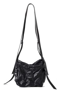 《2027SS先行予約分》Horse Leather Shoulder Bag "Black" / ホースレザーショルダーバッグ"ブラック"