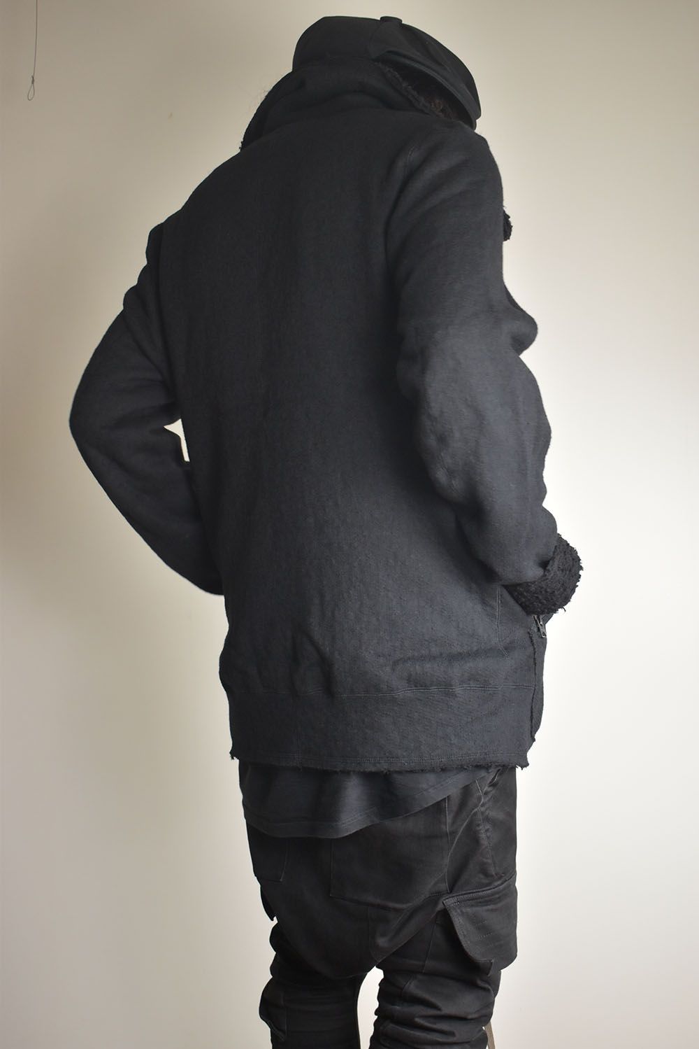 Dread Boa Zip Up Jacket"Black" / ドレッドボアジップアップジャケット"ブラック"