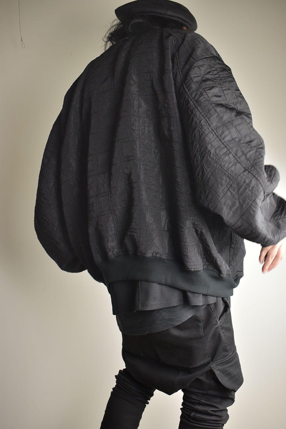 Geometry Jumbo MA-1 Blouson"Black" / ジオメトリージャンボMA-1ブルゾン"ブラック"