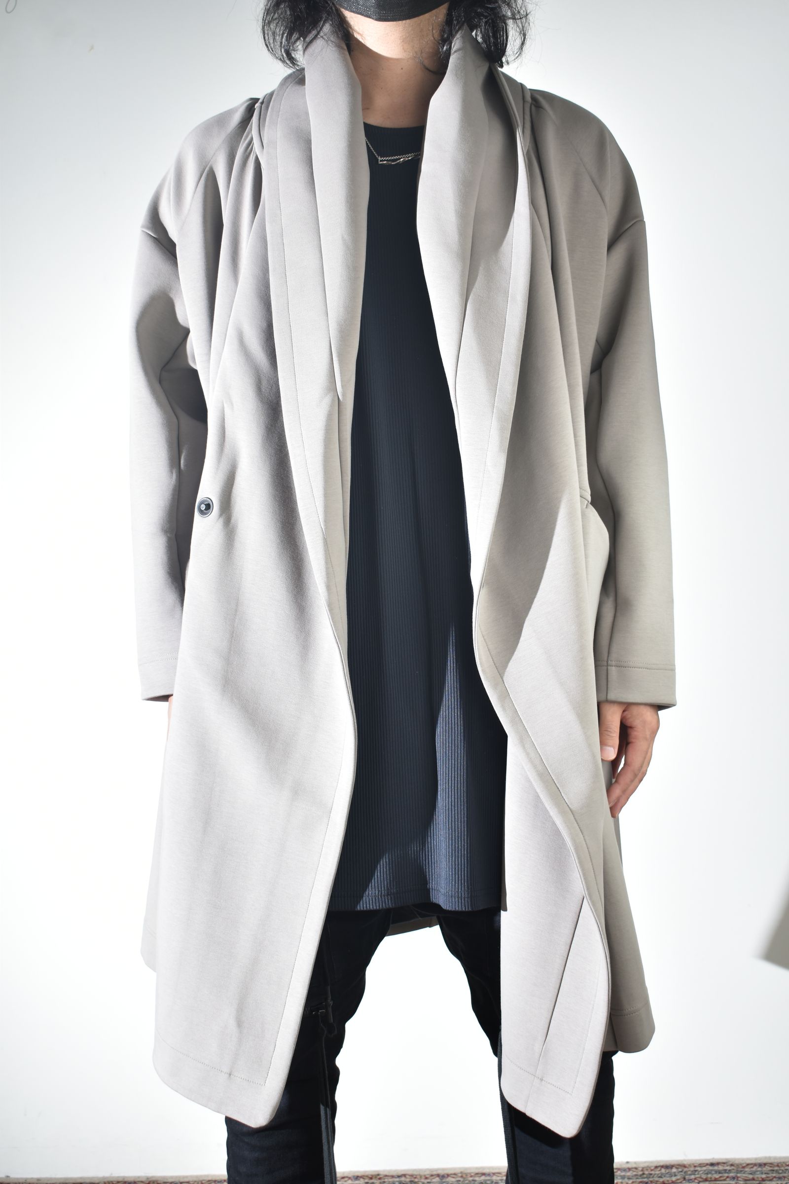 Rap Jersey Coat "Greige" / ラップジャージーコート"グレージュ"